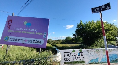 Vecinos de Los Hornos piden la reanudación de la obra del Parque Recreativo ubicado en 137 y 72