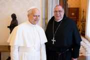 El Obispo Auxiliar de La Plata se reunió con el Papa León XIV