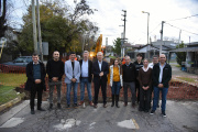 Alak recorrió el inicio de obras en Villa Elisa