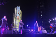 Alak inauguró en La Plata el mural del Papa Francisco más grande del mundo