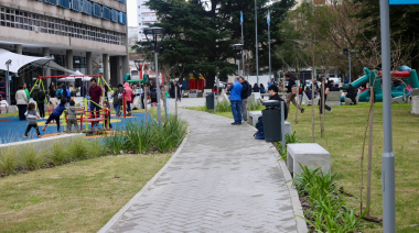 En La Plata renovaron la Plaza de la Identidad y la Memoria