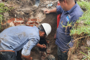 La Plata: trabajos de reparación sobre la red de agua