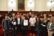 Con polémica por el reconocimiento a un sindicalista, el Concejo Deliberante de La Plata realizó una nueva sesión especial de homenajes