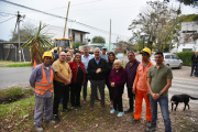Comenzó el plan de obras públicas en Hernández, que incluye 40 nuevas cuadras y la reparación de 2.500 luminarias
