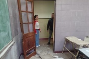 Se cayó un pedazo de techo en una de las aulas del Colegio La Legión de La Plata