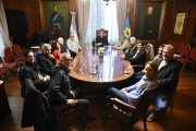 Garro se reunió con referentes de la CGT La Plata