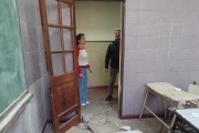 Se cayó un pedazo de techo en una de las aulas del Colegio La Legión de La Plata