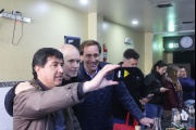 Garro y Larreta recorrieron el paseo comercial de calle 51, en La Plata