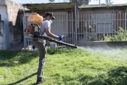 Este miércoles se fumigó en el casco urbano de La Plata y las localidades de Ringuelet, Los Hornos, Melchor Romero, Abasto y Gorina