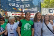 Claudio Arévalo llamó a garantizar el paro general "en contra de este gobierno neofascista"