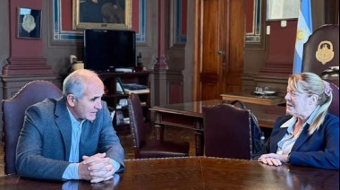 Stolbizer visitó La Plata y se reunió con el presidente de la UNLP