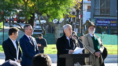 Alak y Kicillof reinauguraron la Plaza Italia