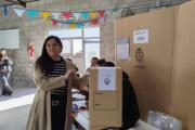 Votó Luana Simioni en La Loma