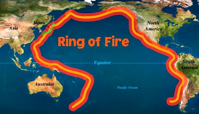 Alerta por posible activación del llamado “Cinturón de fuego del Pacífico”