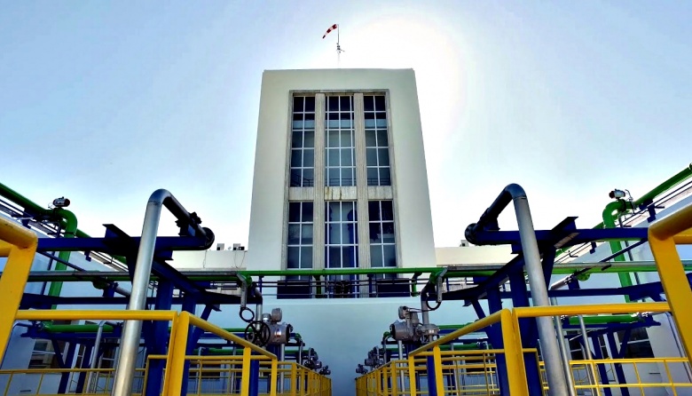 Kicillof recorrió la obra de construcción de la nueva planta potabilizadora de ABSA ubicada en Ensenada