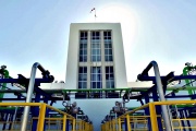 Kicillof recorrió la obra de construcción de la nueva planta potabilizadora de ABSA ubicada en Ensenada