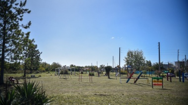 Esta semana comenzó el reacondicionamiento de la plaza Quintas de Alvear en City Bell