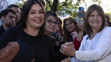 Patricia Bullrich visitó La Plata para difundir su mensaje de cara a las PASO