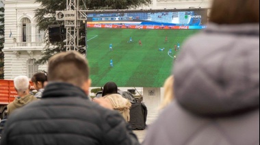 Chicos y grandes disfrutaron del Fan Fest y vieron el primer partido del Mundial Sub-20 jugado en La Plata