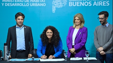 Kicillof firmó contratos para la ejecución de obras en Ensenada, La Matanza, Berazategui, José C. Paz, Lanús y San Vicente