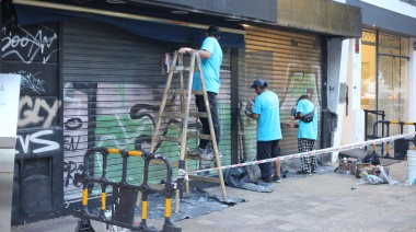 En La Plata ya fueron mejorados "alrededor de 1818 frentes" de casas y comercios