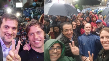 Dirigentes peronistas de La Plata dijeron presente en la masiva movilización por los 20 años de la asunción de Néstor Kirchner