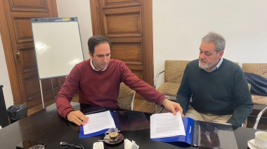 EDELAP y Nueve de Julio SAT firmaron un convenio de colaboración en materia de movilidad eléctrica