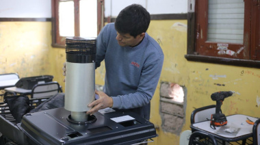 Instalaron estufas, repararon equipos de calefacción y colocarán una caldera en la Secundaria N° 62 de La Plata
