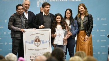 Kicillof y Alak encabezaron este jueves un acto de entrega de 407 escrituras sociales