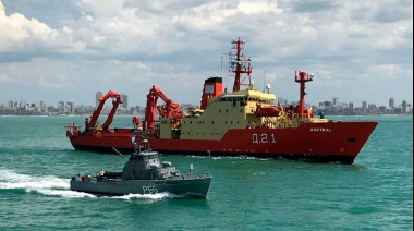 “Un barco es soberanía": preparan al Buque Oceanográfico del CONICET ARA Austral para las campañas científicas del año que viene
