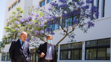 Tauber recibió al presidente de la UADE, Héctor Masoero