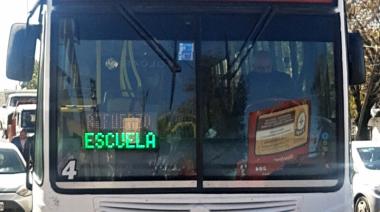 La Línea Oeste incorporó micros que funcionan como “rondines escolares” y transportan alumnos en forma gratuita