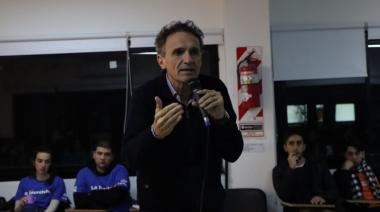 Katopodis participó de una charla en la Universidad Nacional de La Plata y advirtió: "Milei ganó las elecciones, pero todavía no la batalla cultural"