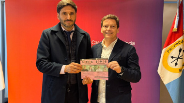 Nicoletti con el gobernador Maximiliano Pullaro: la seguridad como prioridad en La Plata
