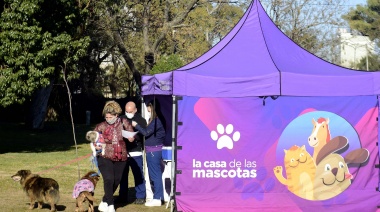 Organizaron una nueva jornada de vacunación gratuita para mascotas en Parque San Martín