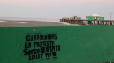 Los guardavidas de Ensenada reclamaron por sus derechos laborales y denunciaron que Secco no cumple con la ley 14.798