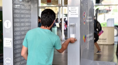 Con operativos y más controles refuerzan las medidas preventivas contra el Covid en la Terminal de La Plata