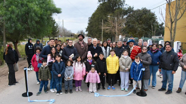 Inauguraron el acceso a la Escuela N° 61 de La Plata