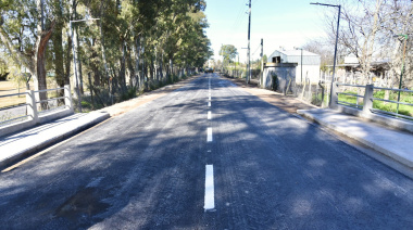 Concluyó la pavimentación de la calle 148 de La Plata