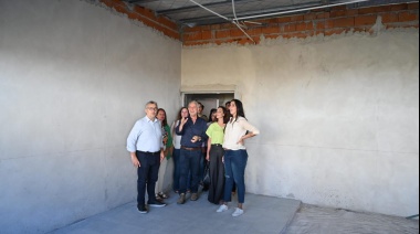 Reactivaron la obra de la Escuela Secundaria N° 55 de Villa Elvira