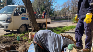 Barrio Hipódromo: avanza la obra de recambio de cañerías
