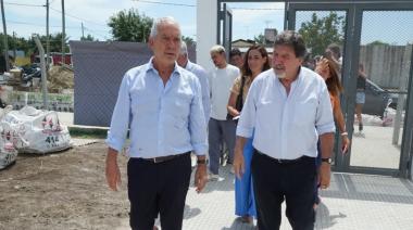 Alak y Sileoni supervisaron trabajos en una escuela de La Plata