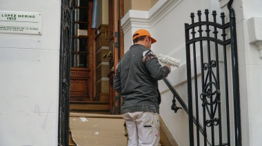Comenzaron las obras para poner en valor al Palacio López Merino