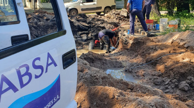 Berisso: reparación sobre acueducto dañado por terceros