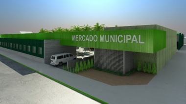 Avanzan en Ensenada las obras del nuevo mercado de verduras, frutas, carnes, lácteos y otros productos alimenticios