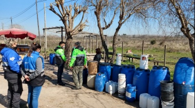 Decomisaron más de 500 envases de agroquímicos que eran comercializados en Lisandro Olmos