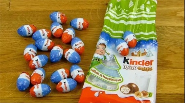 La empresa que fabrica los huevos Kinder retiró lotes de Argentina y EEUU tras detectarse casos de salmonella