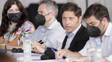 Kicillof mantuvo una reunión con representantes del comercio, la industria y la producción