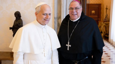 El Obispo Auxiliar de La Plata se reunió con el Papa León XIV