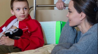 Angelina Jolie fue evacuada de urgencia por temor a un ataque aéreo sobre Lviv